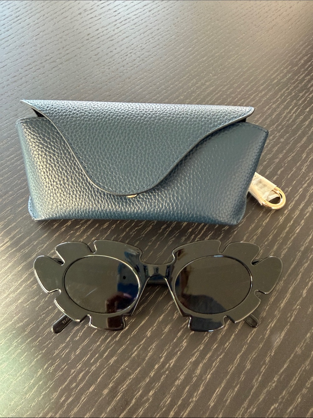 Loewe black flower sunglasses